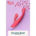 Wibrator Duo Double Beat (Dreamtoys Love Signal) – podwójne silniki, IPX6, 90 min pracy