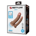 Dildo podwójne PRETTY LOVE - Goran, TPE, Wodoodporny, Realistyczny
