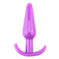 Korek analny Lovesecret Sensual LS20, 12,3 cm, elastyczny TPE, fioletowy