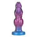 Dildo - Power Monsters Rift Titan - 24 cm, silikonowy, z regulowanym wypełnieniem