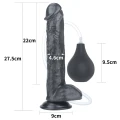 Dildo LoveToy 11'' - 9 cali wkładki, 6 cali obwodu, dozownik na płyn 5.4 fl. oz