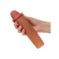 Przedłużacz Penisa Silikonowy – System 20,25 cm, Elastyczny, Wodoodporny, Pojemność 3,3 cm