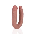 Dildo podwójne U kształt 5” RealRock, materiał: PVC, realistyczny wygląd