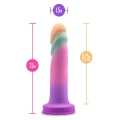 Dildo silikonowe Blush Avant – UltraSilk, przyssawka i kompatybilne z uprzężą