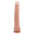 Dildo BAILE BW-008038NR, 11'' z przyssawką, TPR, wodoodporny, cielisty