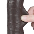 Dildo Realistyczne Dual Layer TPE 20,3 cm, Przesuwająca Się Skóra, Silna Przyssawka