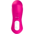 Stymulator łechtaczki, silikonowy, 9 trybów wibracji, wodoodporny, różowy