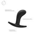 Masażer prostaty Bootie L – silikon medyczny, rozmiar L, długość 11 cm, średnica 1,9–3,8 cm