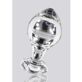 Plug analny TOYJOY GLASS WORXX szklany, wodoodporny, 9 cm długości