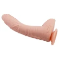 Dildo zakrzywione cyberskóra, BAILE BW-008037NR, realistyczne, materiał TPR
