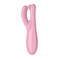 Wibrator lay-on Satisfyer Threesome 4, 12 programów, silikon medyczny, wodoodporny