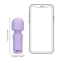 Wibrator Mini Wand Loveline z ABS/Silikon, Wibrujący, Uniwersalny do Przyjemności