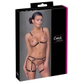 Zestaw bielizny bondage COTTELLI LINGERIE, odpinane łańcuchy, komfortowe dopasowanie