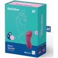 Stymulator łechtaczkowy Satisfyer Sexy Secret, wodoszczelny, z aplikacją, silikonowy