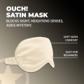 Opaska na oczy Satin - Gold | Materiał: elastan/poliester, miękka, elastyczna