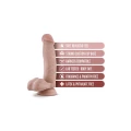 Dildo Dr. Skin Dr. Mark z kuleczkami, PVC, 17,7 cm, realistyczny design