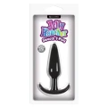 Dildo T-Plug Smooth Black, materiał TPE, 10.9 cm, wodoodporny, stymulacja prostaty