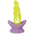 Dildo Beasty Cocks LED, silikonowe, 10 trybów podświetlenia, 22 cm