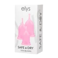 Kubeczki menstruacyjne Safe & Dry, Medyczny silikon, 3 rozmiary, wielokrotnego użytku