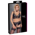 Biustonosz i majtki ouvert COTTELLI LINGERIE, regulowane szelki, elegancka koronka