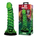 Dildo Power Monsters Manticore - 23 cm, silikonowe, pofalowane, przyssawka