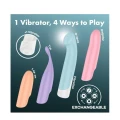 Wibrator wielofunkcyjny Satisfyer Playful Four - 12 programów, wodoodporny, silikon medyczny