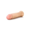 Dildo AU NATUREL - 9.5 cala, materiał TPE, przyssawka dla swobodnej zabawy