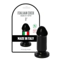 Dildo Mio Black, 8 cm, z przyssawką, dla początkujących, wodoodporny