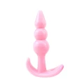 Korek analny Lovesecret Sensual LS16 T-Plug 07, elastyczny TPE, 9,3 cm, różowy