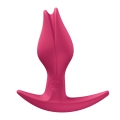 Korek analny Bootie Fem – Raspberry, silikonowy, 8,5 cm