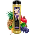 Olejek do masażu Shunga Libido - Egzotyczne owoce, wegański, z witaminą E, 240 ml