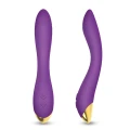 Wibrator ergonomiczny Flamingo Purple, 9 trybów wibracji, wodoodporny, silikonowy