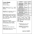 Afrodyzjak w kroplach - LOVE DROPS 20 ML, Pobudza zmysły, Intensyfikacja przyjemności
