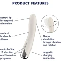 Wibrator punktu G Satisfyer Spinning Vibe 1, wodoodporny, silikonowy, 12 programów wibracji