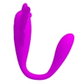 Wibrator motylkowy PRETTY LOVE - 12 funkcji, bezprzewodowy pilot, silikon