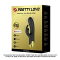 Stymulator łechtaczki Pretty Love Liberators - silikon medyczny, złocony, wodoodporny