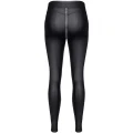 Leginsy wetlook BRMADDALENA001, czarne, elastyczne, eleganckie, S-XXL
