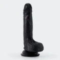 Dildo CRUSHIOUS Inviktus 19cm, płynny silikon, elastyczny, mocna przyssawka