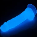 Dildo Lumino Play 8,5'' – TPE, świecący w ciemności, realistyczna tekstura skóry