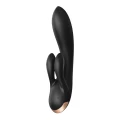 Wibrator podwójny Satisfyer Flex, silikonowy, z 3 silnikami, Bluetooth, wodoodporny