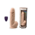 Dildo SilexD, 21,5 cm, silikon podwójnej gęstości, 10 funkcji wibracji, termoreaktywne