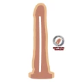 Dildo Dual Density 7,5 cala, TPE, realistyczny wygląd, przyssawka, jasny odcień skóry