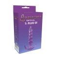 Korek analny Lovesecret Sensual T-Plug 05, 12 cm, elastyczny TPE, fioletowy