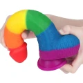 Dildo Prider 9'' - Platynowy silikon, 22,5 cm długości, ergonomiczny kształt