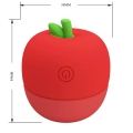 Stymulator łechtaczkowy Apple Secret, Silikonowy, 12 wzorów wibrujących, Wodoodporny