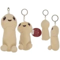 Brelok pluszowy FunnyGift – pluszowy penis z metalowym kółkiem, miękki, zabawny