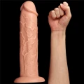 Dildo 11'' LoveToy Legendary, realistyczny, giętki, przyssawka, PVC