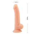 Dildo Naked Legend Trooper, 22 cm, 4.1 cm, silikon wodoodporny, wibracyjny