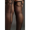 Top Halter z Golfem LE DESIRE, Koronka, Pończochy, Elastyczny 92% Nylon, XL-4XL