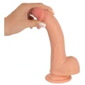 Dildo Realistixxx Real Lover Medium, Silikon, 21,7 cm, elastyczny, praktyczna podstawa ssąca